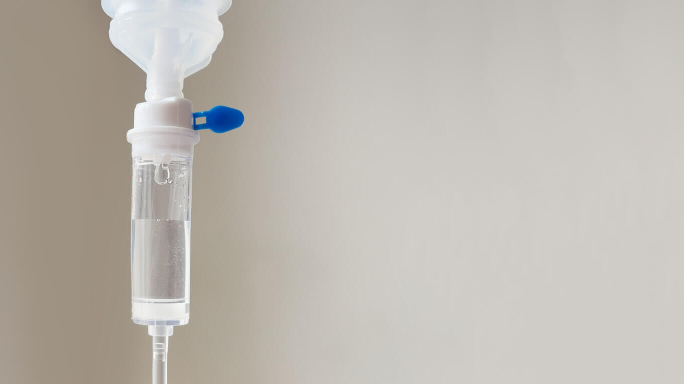 A picture of IV Therapy Drips in a Hospital.